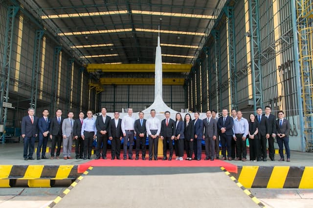 Aesen Celebrates Keel Laying of Revolutionary Wind Flyer Trimaran Fast Crew Boat