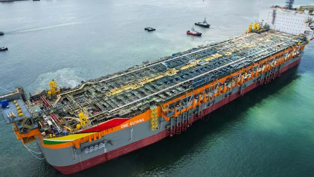 FPSO ONE GUYANA project passes another major milestone