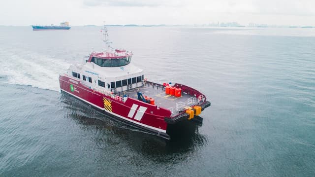 Congratulations to Penguin on the grand naming ceremony of M/V Impresser, the first I-Class Crew Transfer Vessel (CTV) for Northern Offshore Services (NOS).
