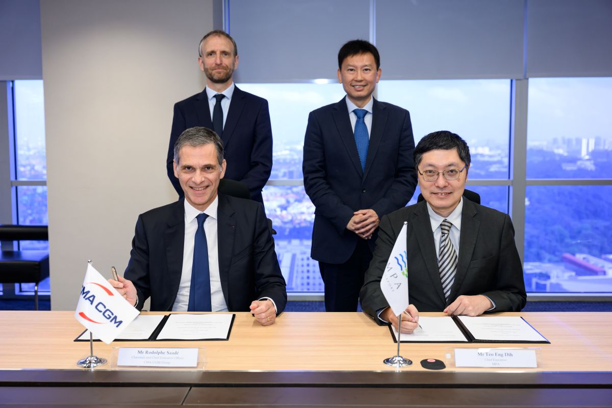 MPA and CMA CGM bolster collaboration on sustainable shipping