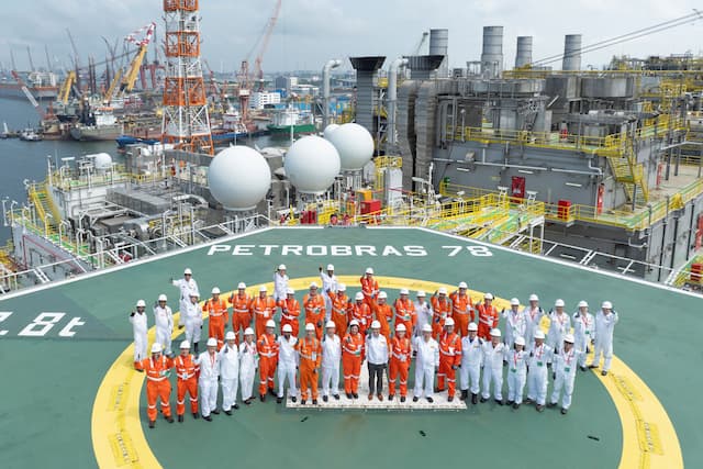 Successful delivery of the PETROBRAS 78 (P78) - the first of a series of turnkey FPSO
