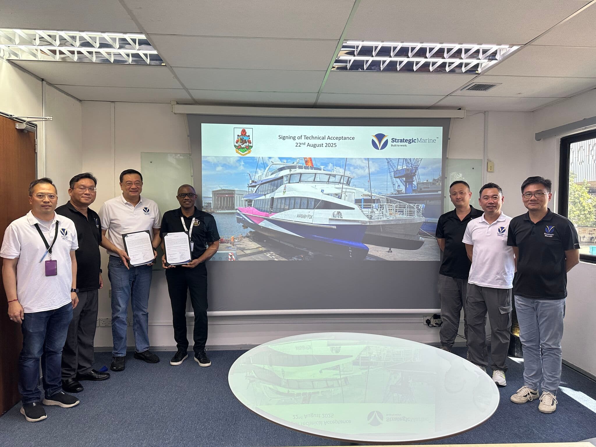 🚢✨ Another major milestone achieved in the Bermuda Ferries project!