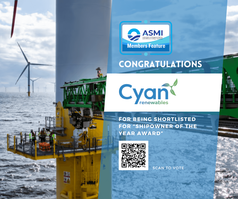 Cyan Renewables Shortlisted for Shipowner of the Year at OSJ 2026