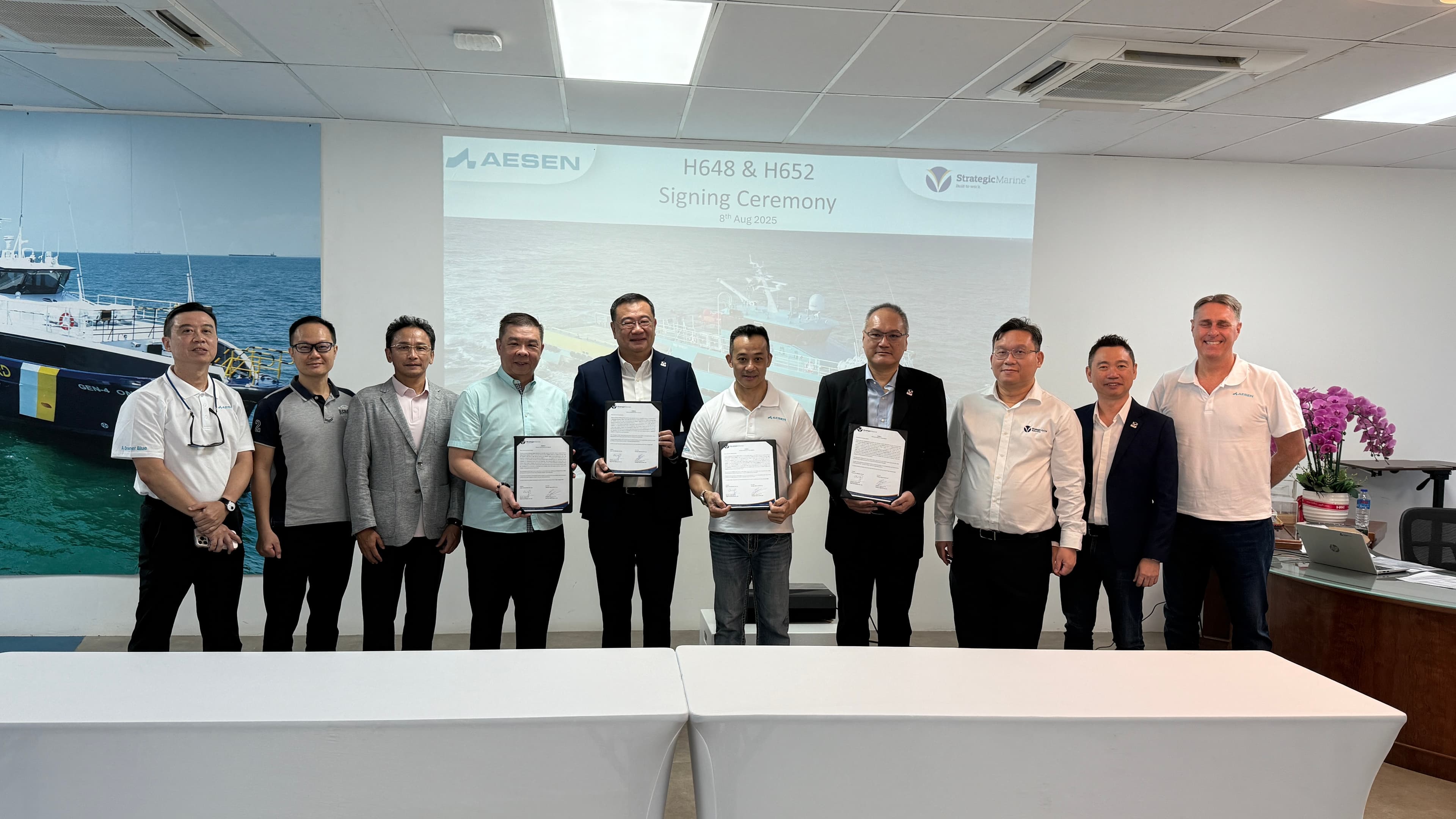 Aesen Welcomes Two New Generation 4 Fast Crew Boats Built By Strategic Marine